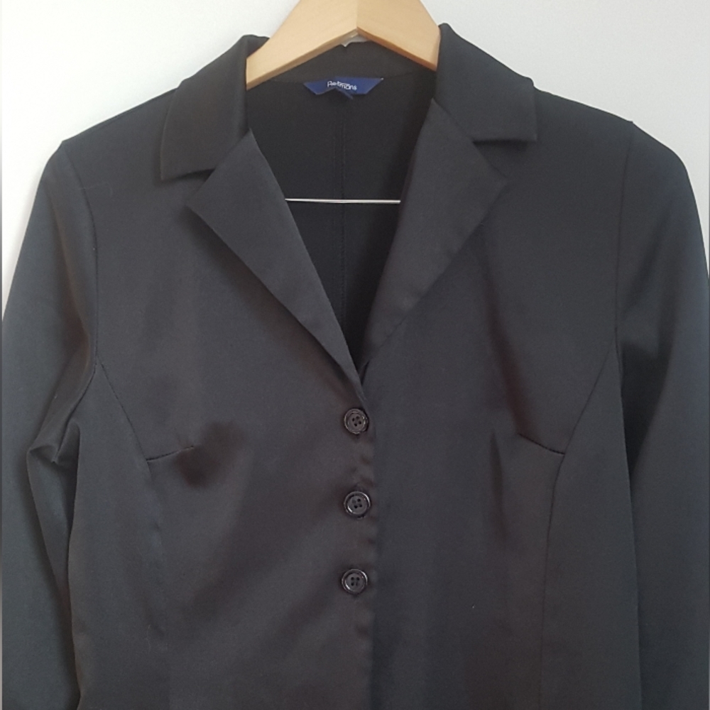 [REITMANS] Long Black Jacket - Picture 4 of 15